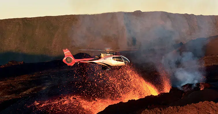Heli Eruption du jour
