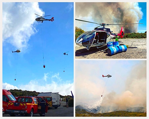 photos Incendie Maido reunion