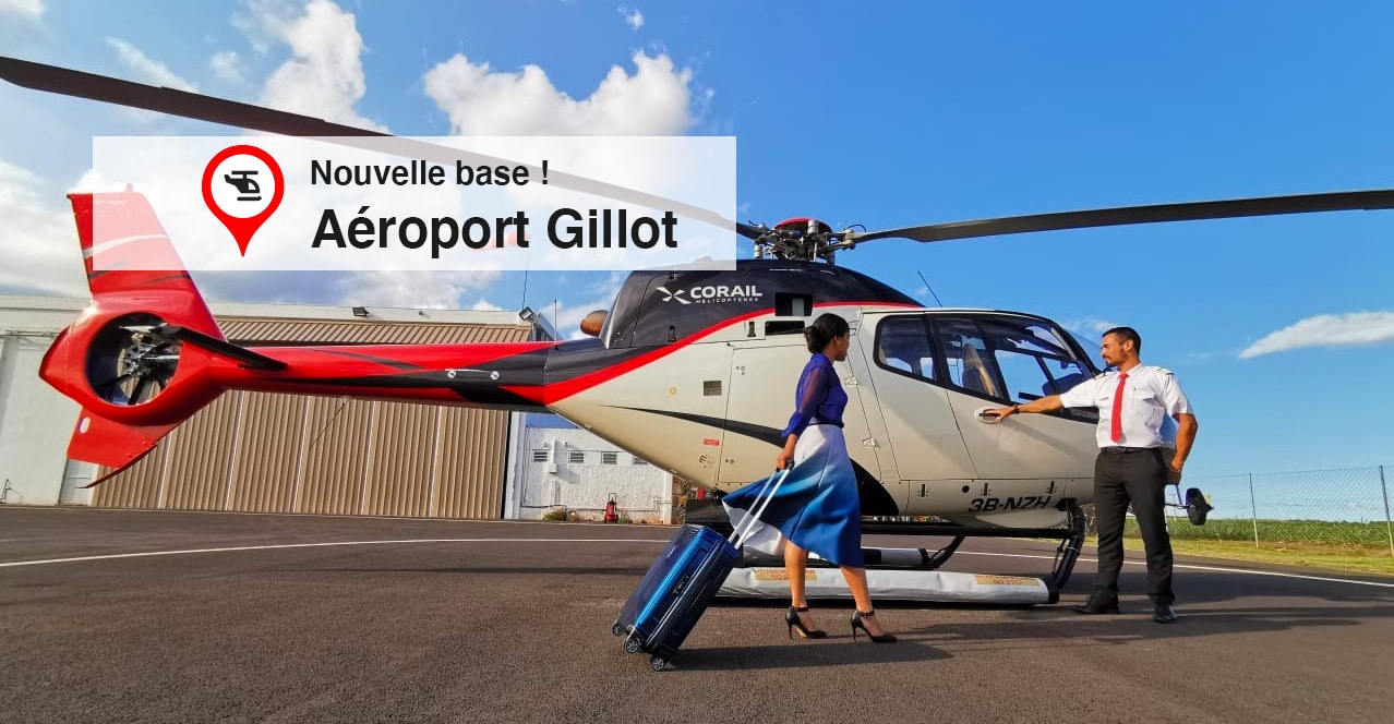 corail helico aéroport gillot