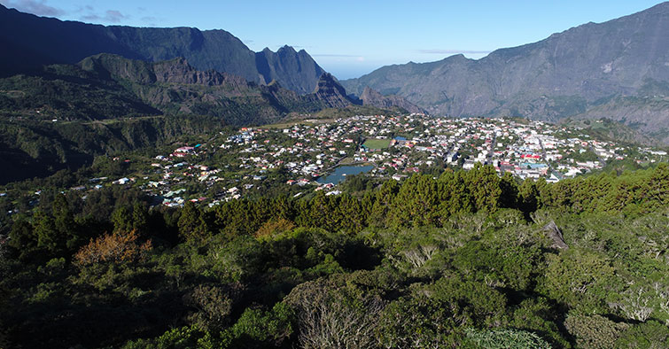 Cilaos - le village, St Pierre